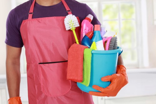 After builders cleaning service in a residential property with fresh renovations
