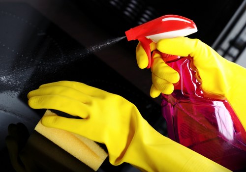 Room-by-room deep cleaning checklist with cleaning tools
